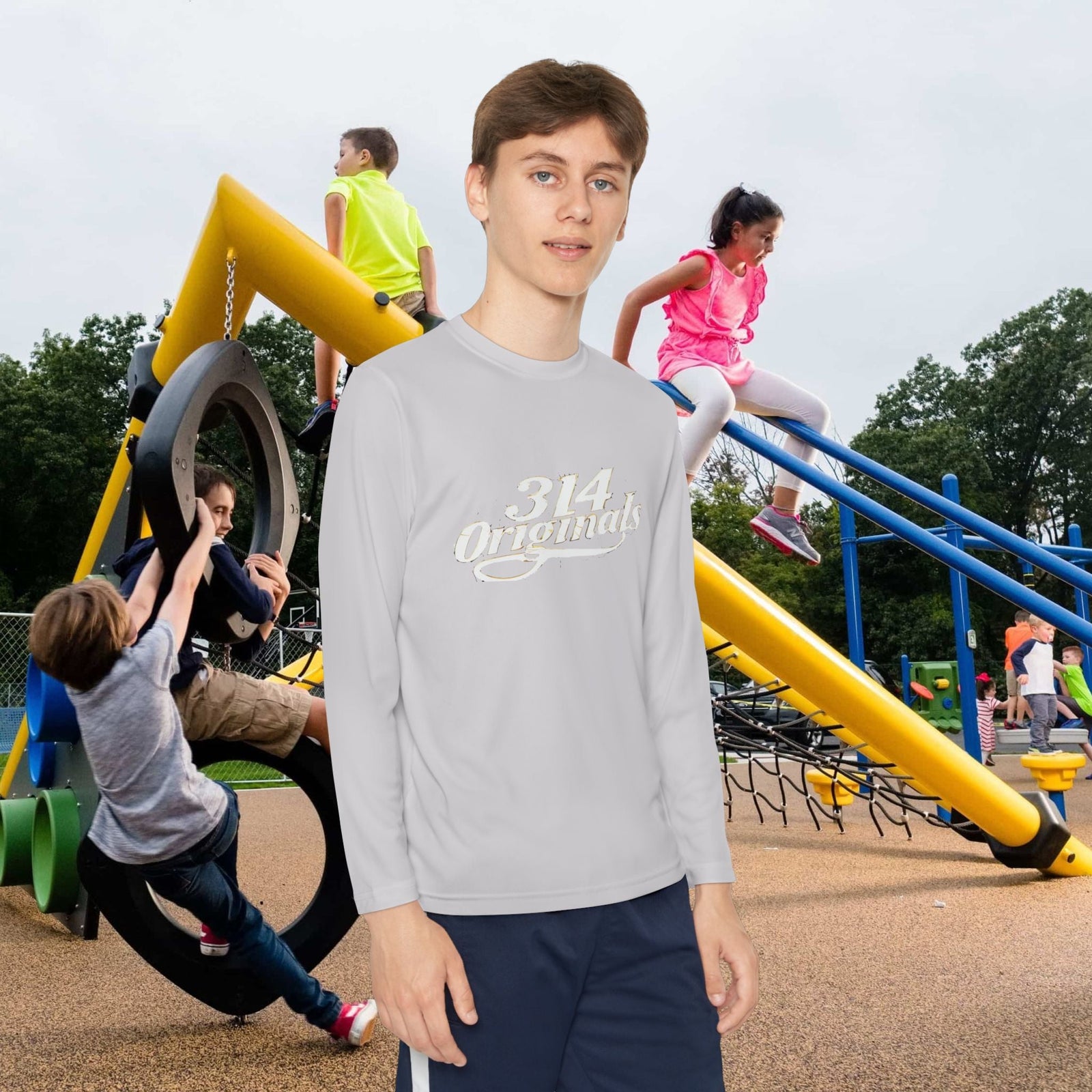 Youth Long Sleeve Tee — "314 Originals" Graphic - 314 Originals